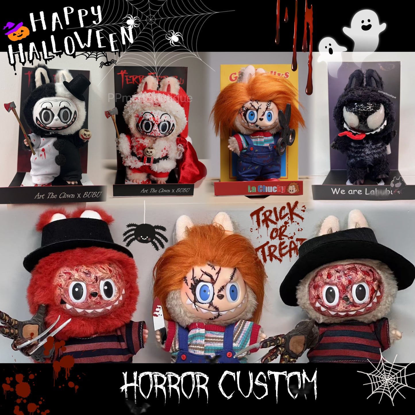 🔥🧡Halloween 🎃Special Horror Custom Series from PPmartBoutique x Mr.Vee