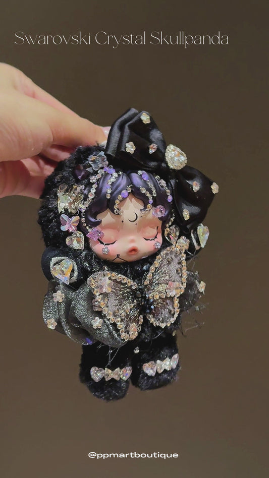 Bedazzling Service♡ You Found Me! Darkness🖤Butterfly Design Swarovski Crystal Art Work Handmade✔️🦋