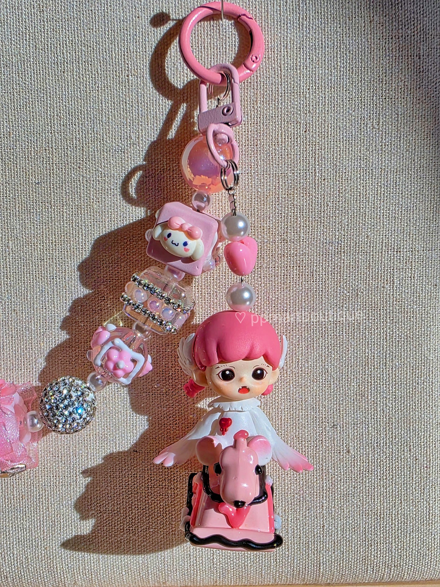 Pink Ballerina-Inspired Aesthetic Bag Charm