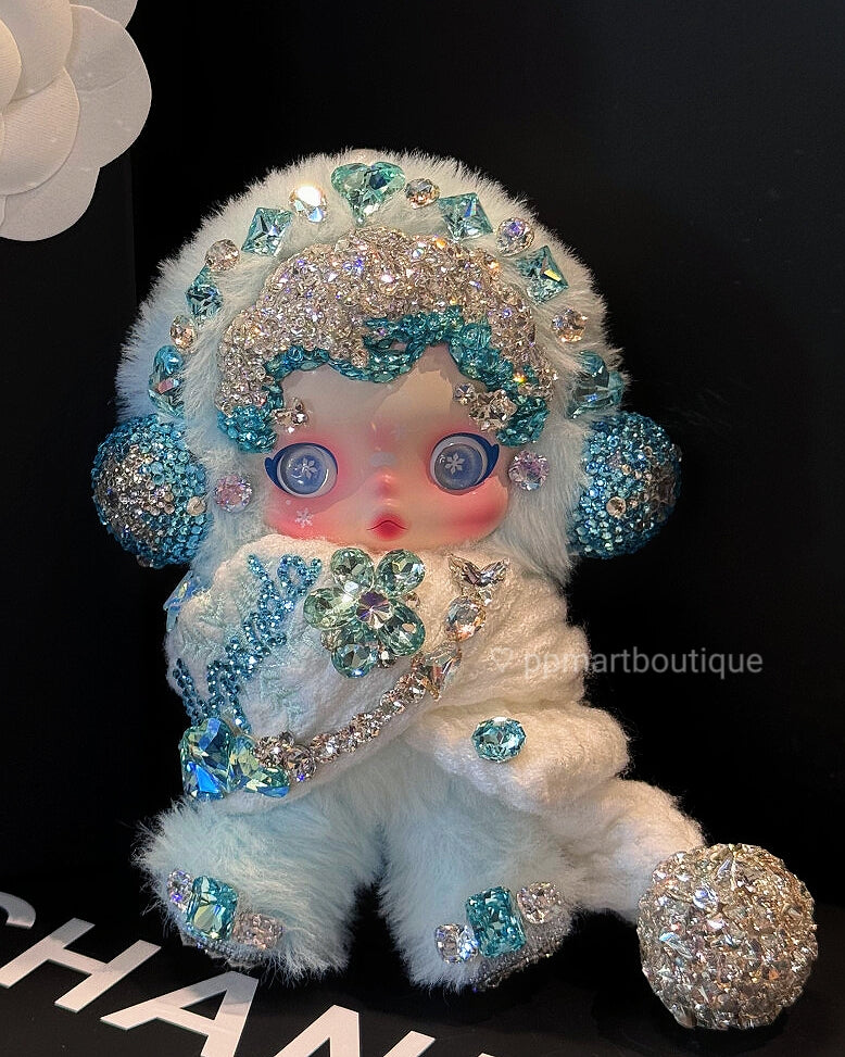 Bedazzling Service ♡ Winter Symphony Snowman⛄️Swarovski Crystals Handmade Original