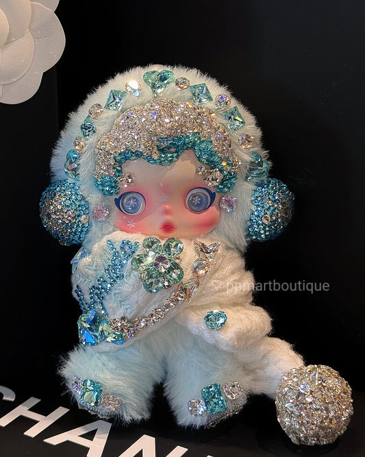 Bedazzling Service ♡ Winter Symphony Snowman⛄️Swarovski Crystals Handmade Original