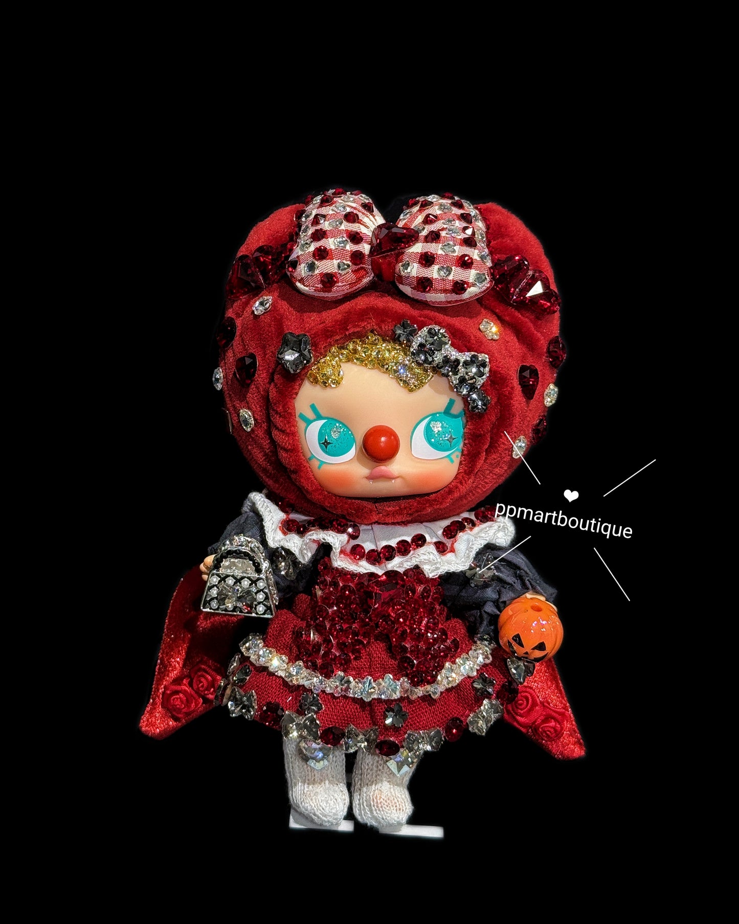 Bedazzling Service ♡ WHY SO SERIOUS Series Halloween 🎃Plush Pendant Full Swarovski Crystal 💎