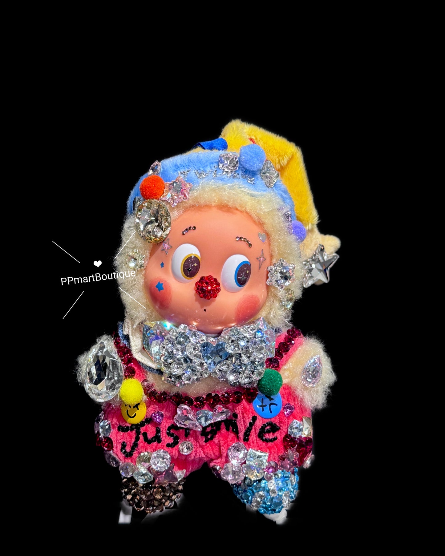 Bedazzling Service ♡ WHY SO SERIOUS Series Halloween 🎃Plush Pendant Full Swarovski Crystal 💎