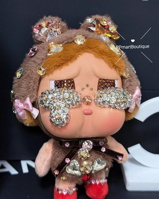 Bedazzling Service ♡ Crybaby Brown Crying Again Plush Pendant