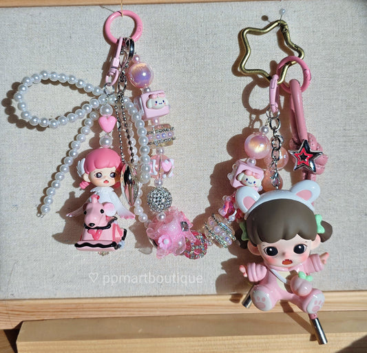 Pink Ballerina-Inspired Aesthetic Bag Charm