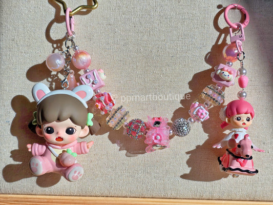 Pink Ballerina-Inspired Aesthetic Bag Charm