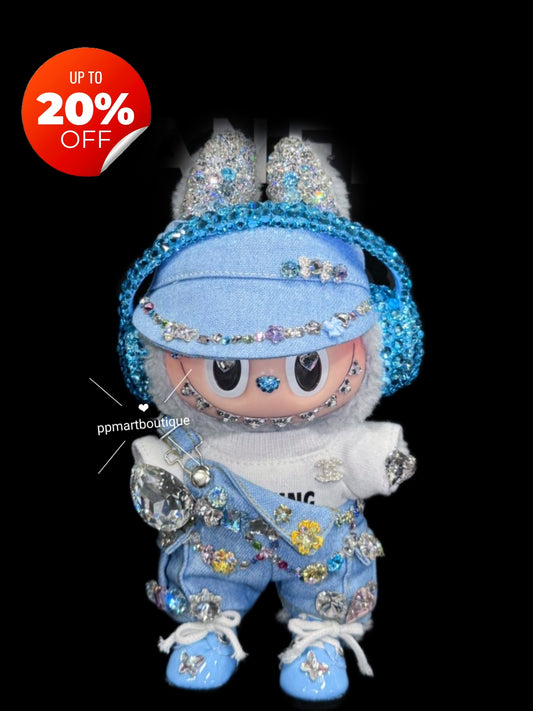 Bedazzling Service ♡ Sea Salt Headphone 🎧 Overalls Outfit