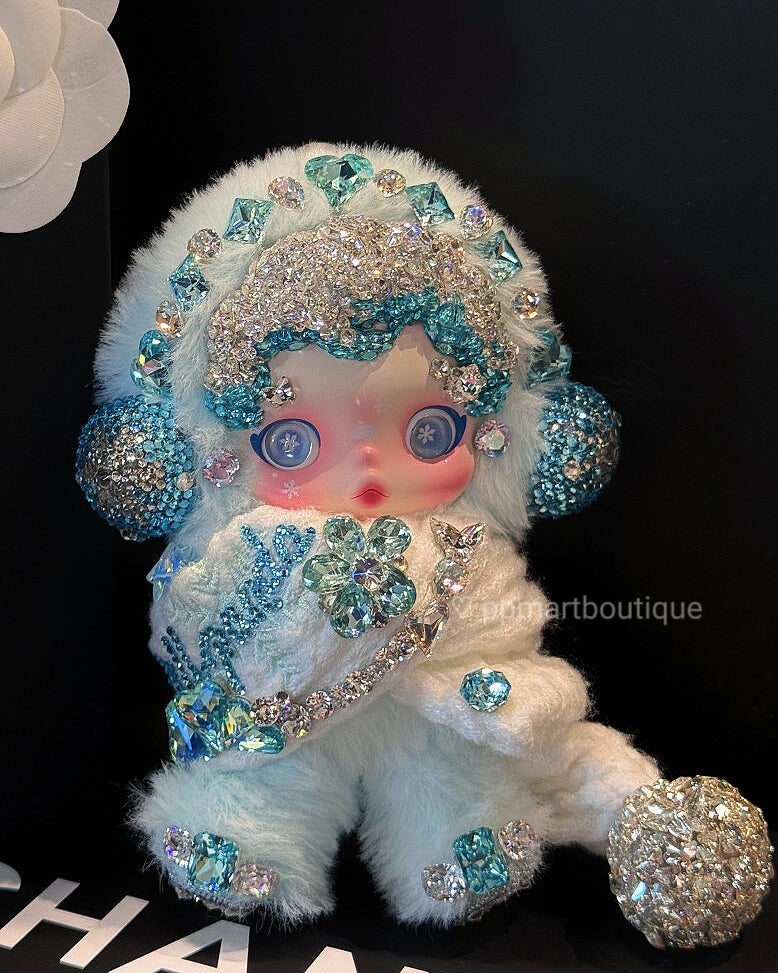 Bedazzling Service ♡ Winter Symphony Snowman⛄️Swarovski Crystals Handmade Original