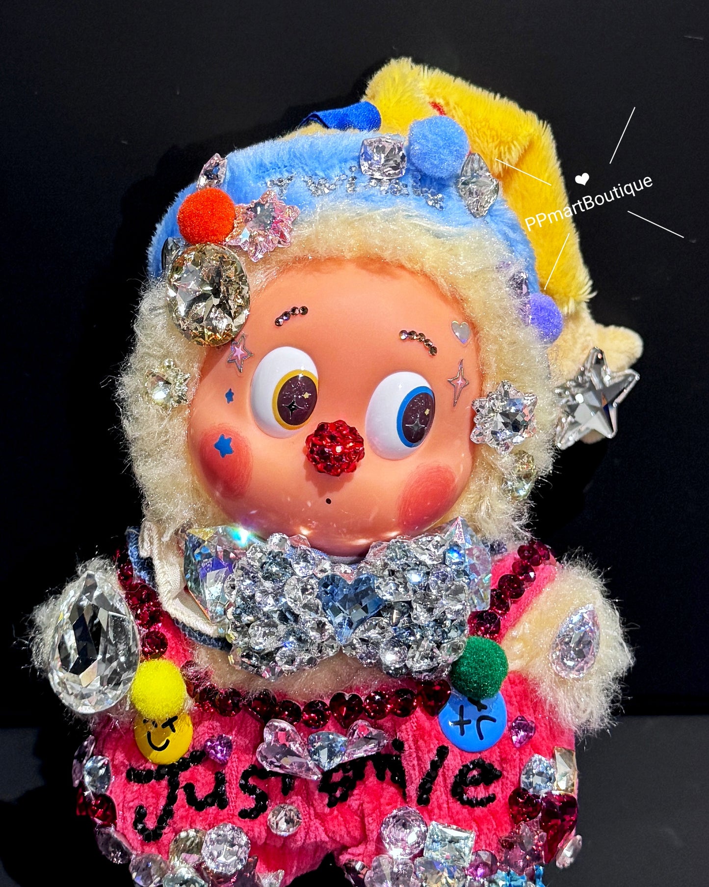 Bedazzling Service ♡ WHY SO SERIOUS Series Halloween 🎃Plush Pendant Full Swarovski Crystal 💎