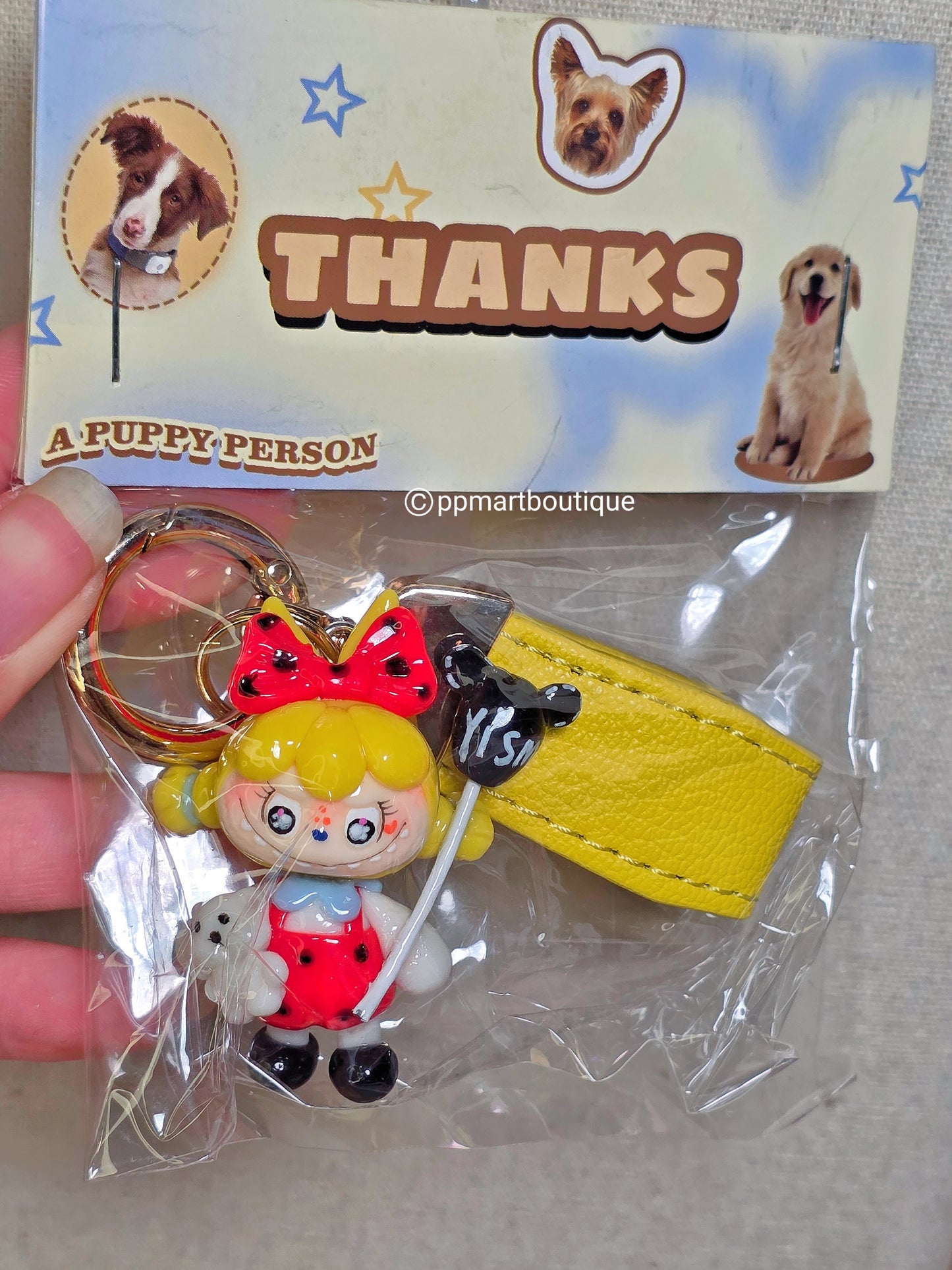 Kawaii clay Art Figure Keychain Mini Size