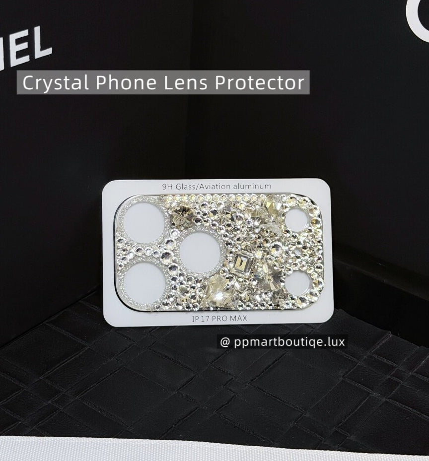 Custom Bling Crystal Camera Lens Protector – All Models Custom