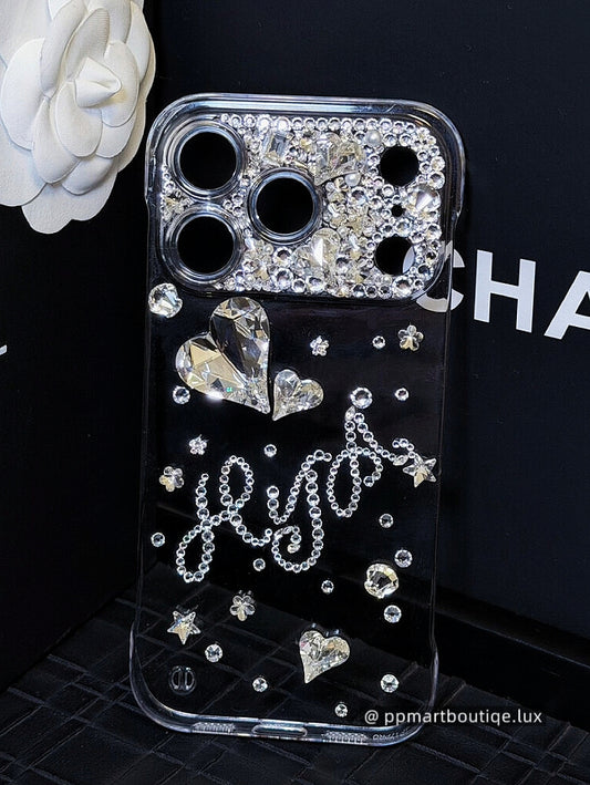 Custom Swarovski® Crystal Phone Case NAME Design