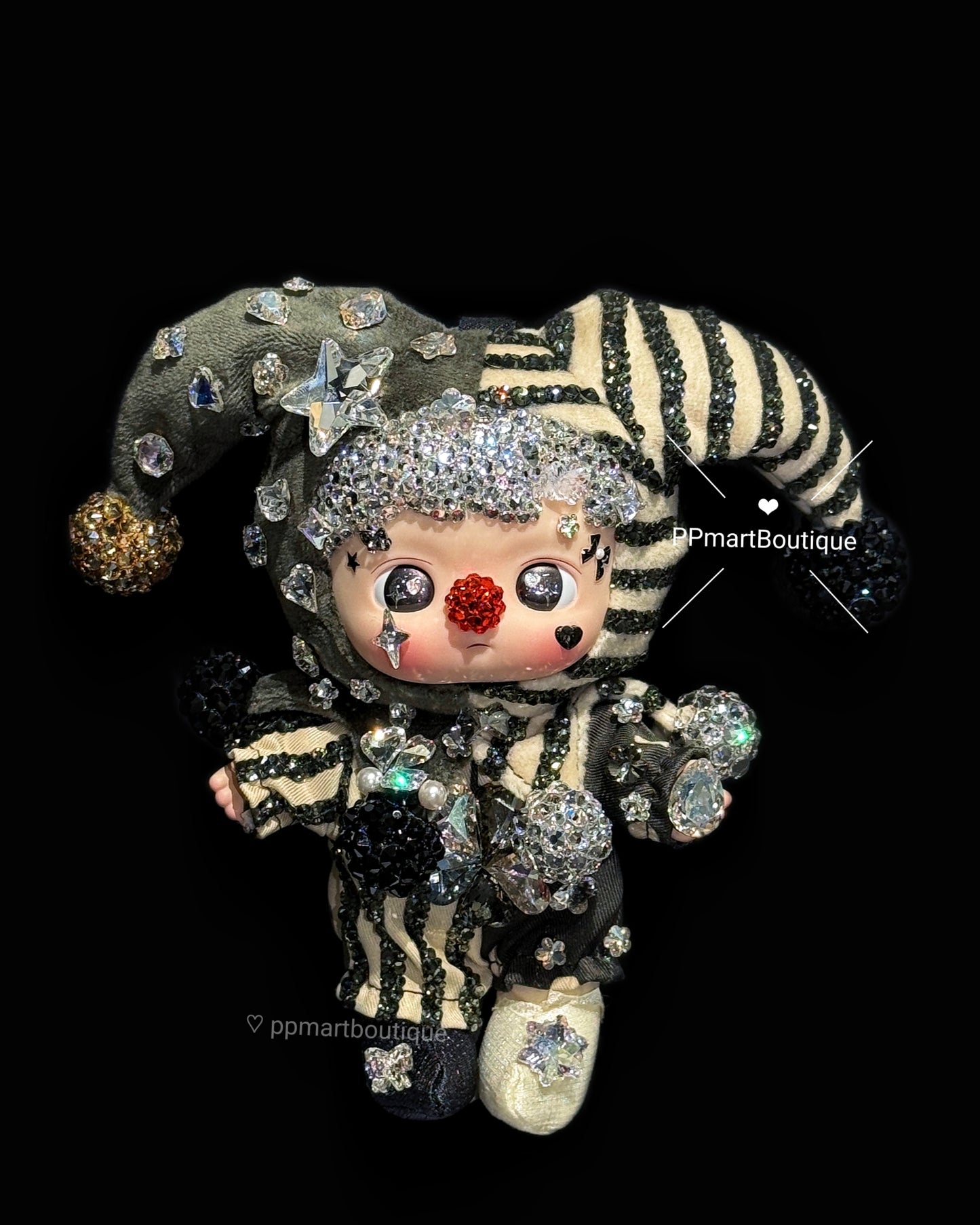 Bedazzling Service ♡ WHY SO SERIOUS Series Halloween 🎃Plush Pendant Full Swarovski Crystal 💎