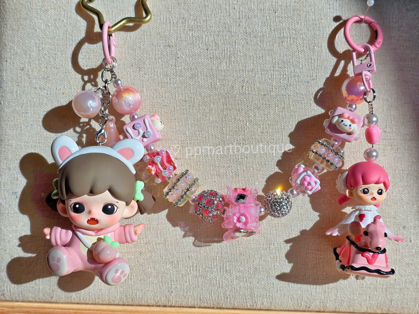 Pink Ballerina-Inspired Aesthetic Bag Charm