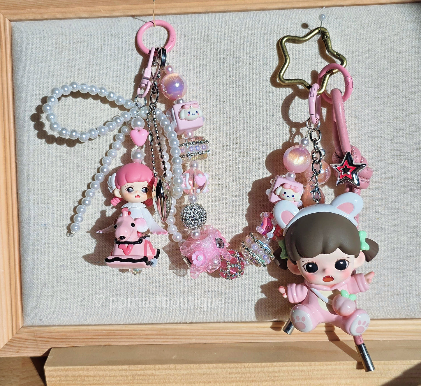 Pink Ballerina-Inspired Aesthetic Bag Charm