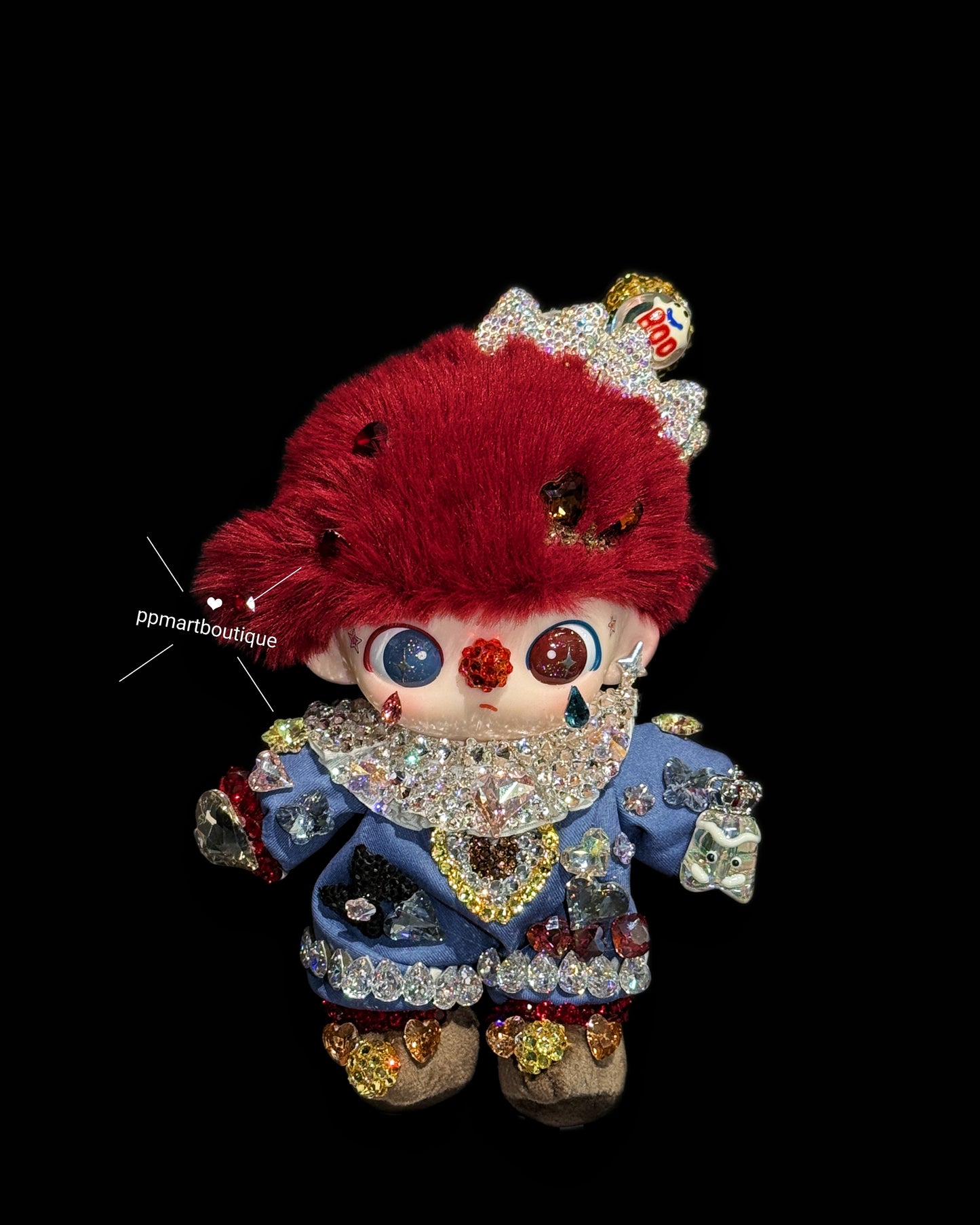 Bedazzling Service ♡ WHY SO SERIOUS Series Halloween 🎃Plush Pendant Full Swarovski Crystal 💎