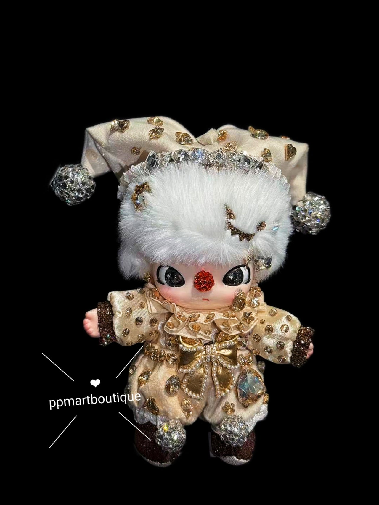 Bedazzling Service ♡ WHY SO SERIOUS Series Halloween 🎃Plush Pendant Full Swarovski Crystal 💎