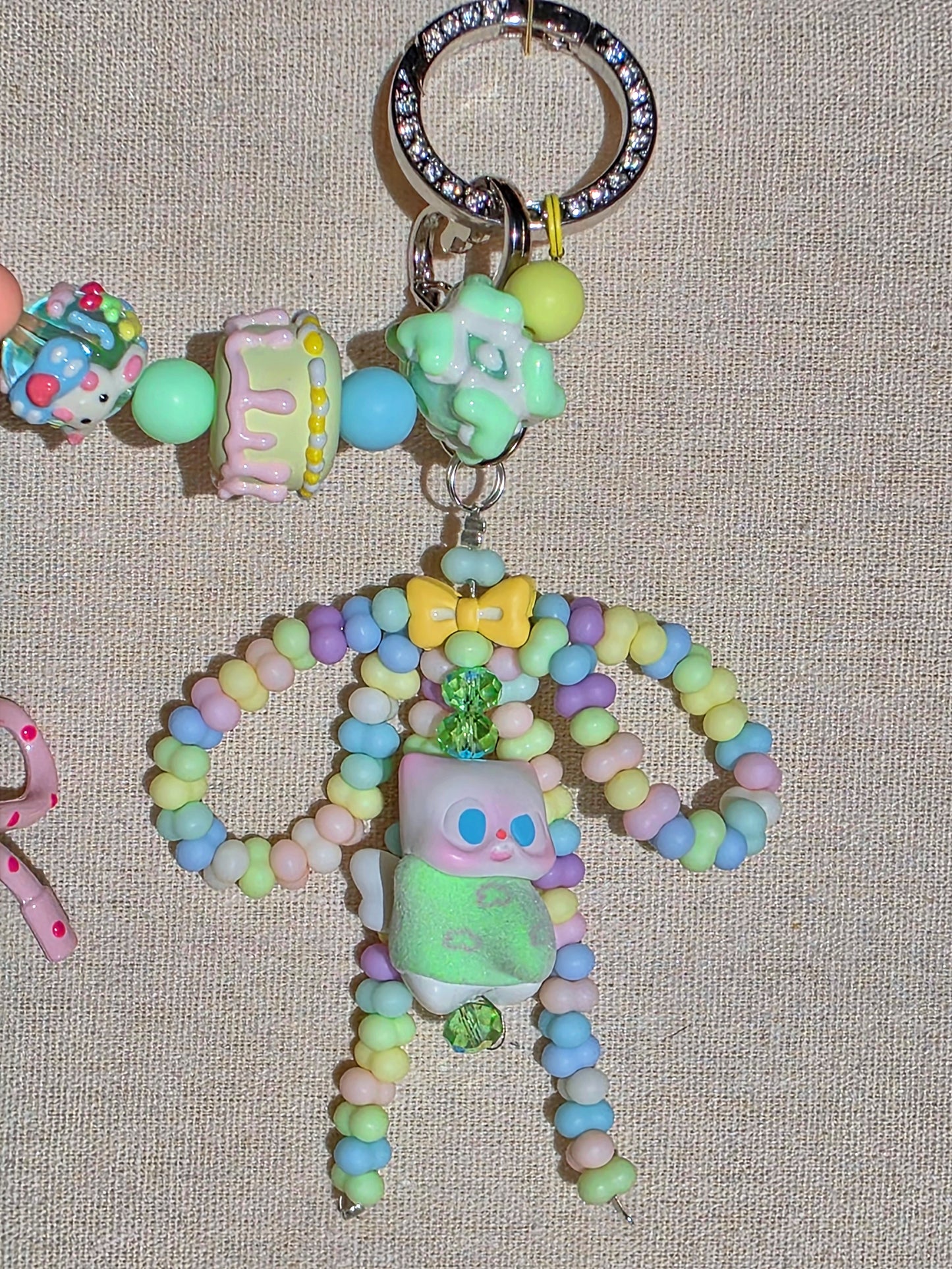 Fresh Mint Green Aesthetic Bag Charm