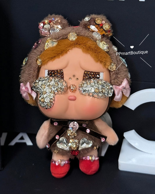Bedazzling Service ♡ Crybaby Brown Crying Again Plush Pendant