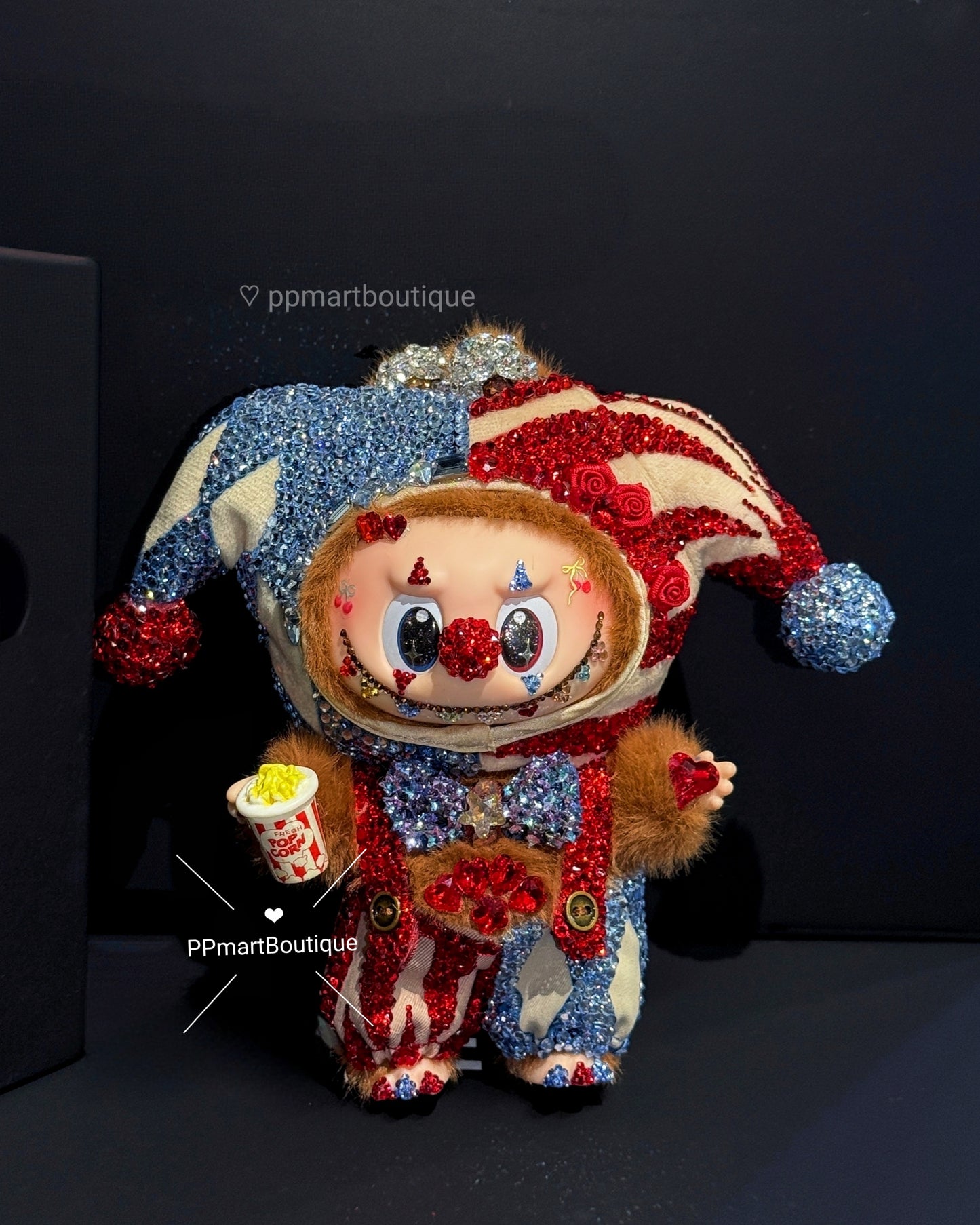 Bedazzling Service ♡ WHY SO SERIOUS Series Halloween 🎃Plush Pendant Full Swarovski Crystal 💎