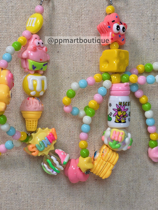 Handcrafted Beaded Keychains - Kawaii Mini Figure