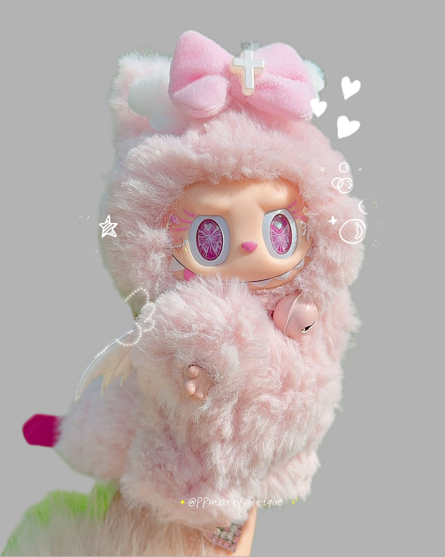 Custom Labubu Handcrafted - Creamy Mochi