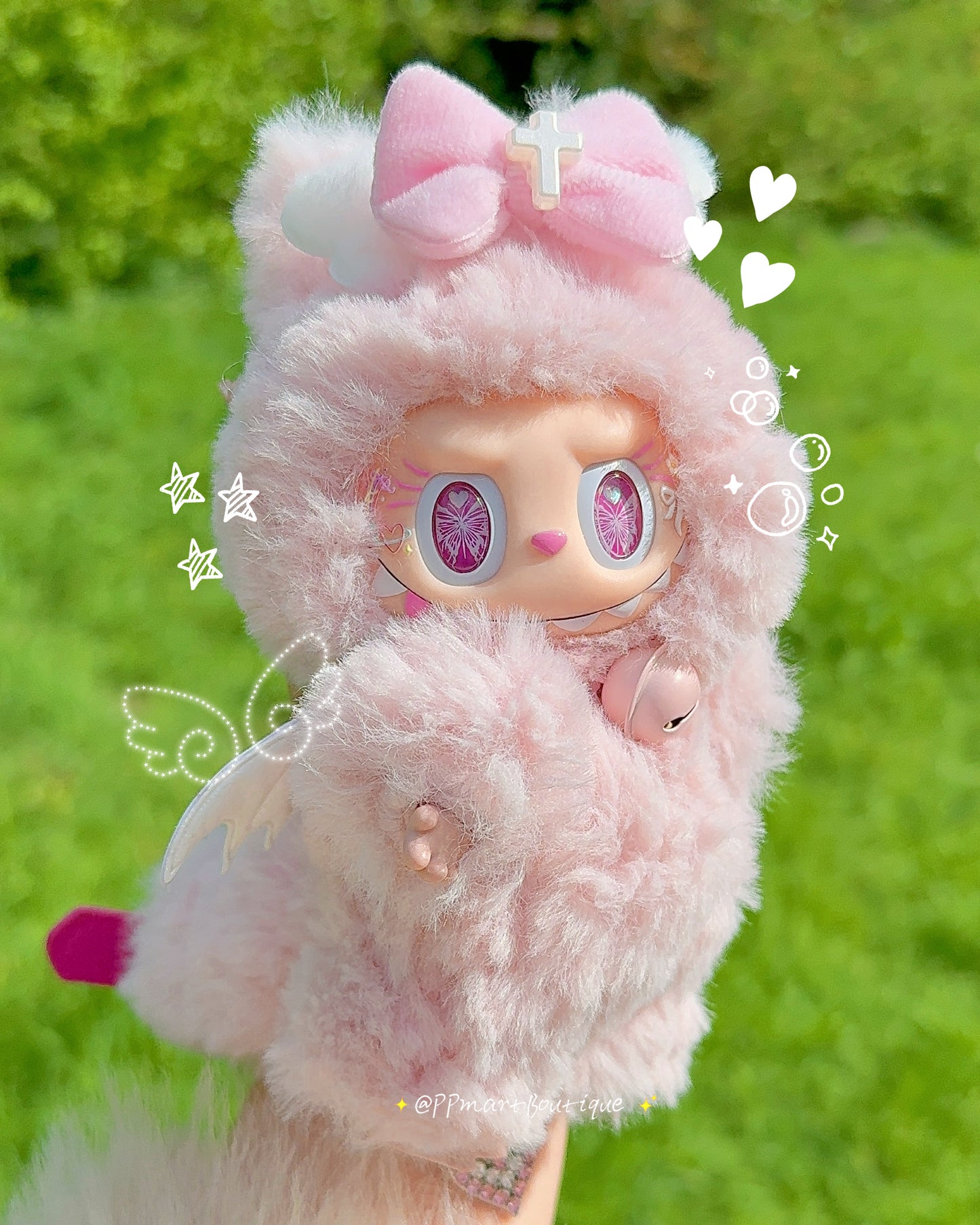 Custom Labubu Handcrafted - Creamy Mochi