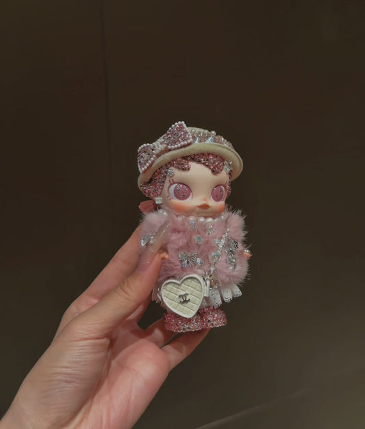 Bedazzling Service ♡ Baby Molly Winter Fit Check✔️ Cute Rose Cheek