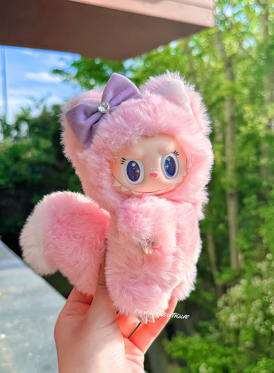 Custom Labubu Handcrafted - Pinky Fox💖LinaBell-Inspired