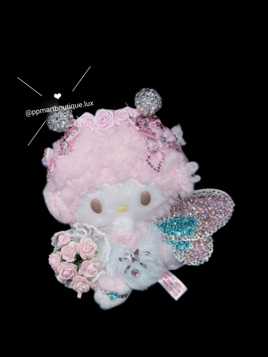 [💎🪽WINGS] Bedazzling Service ♡ A Bouquet of Pink Romance Plush Toy