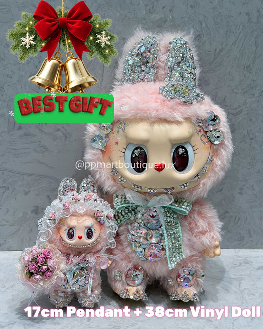 <LUXURY GIFT> Bedazzling Service ♡MOKOKO❣️Close To Sweet Vinly Plush 38cm