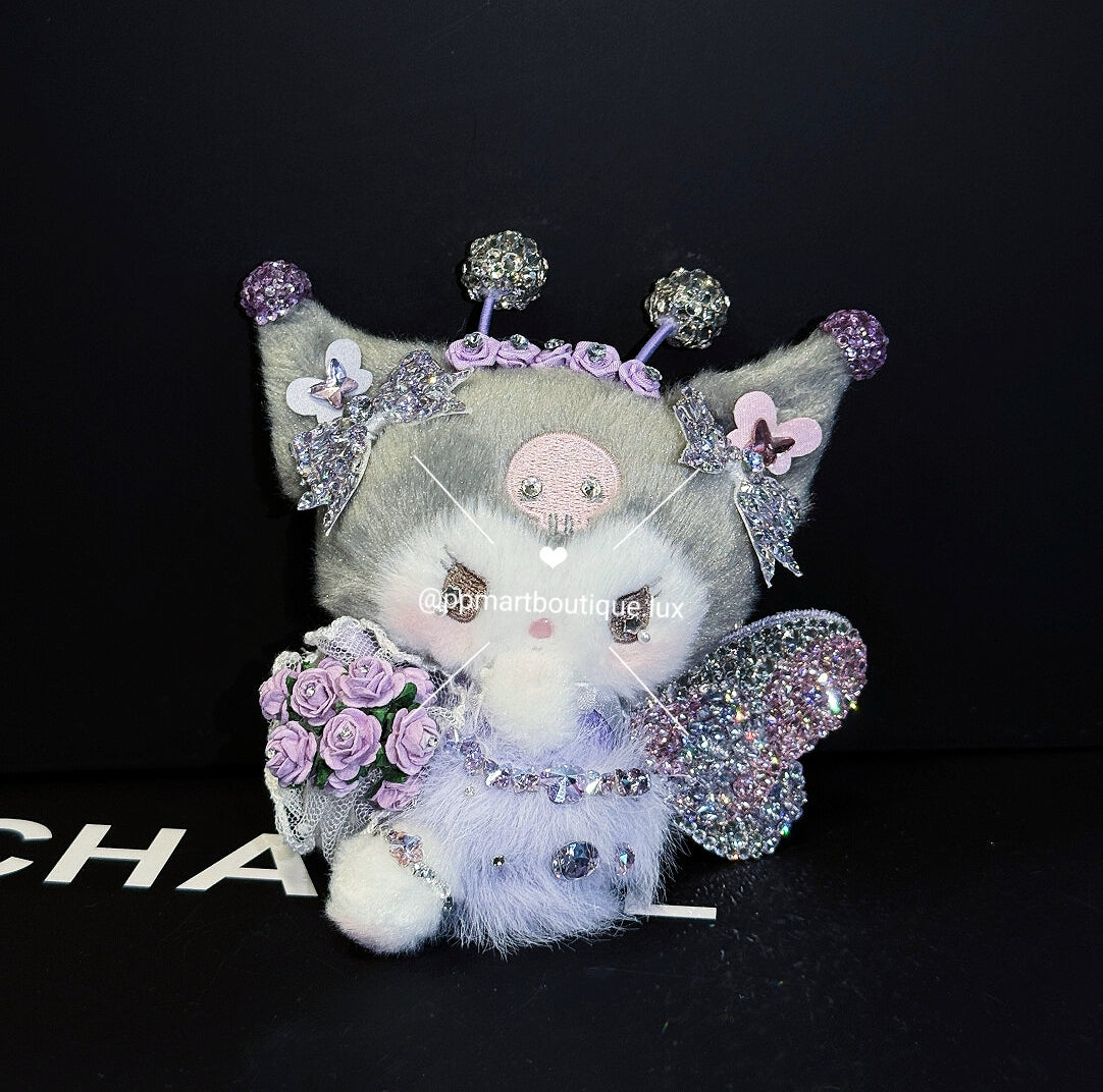 [💎🪽WINGS] Bedazzling Service ♡ A Bouquet of Purple Romance Plush Toy