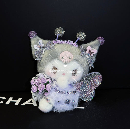 [💎🪽WINGS] Bedazzling Service ♡ A Bouquet of Purple Romance Plush Toy