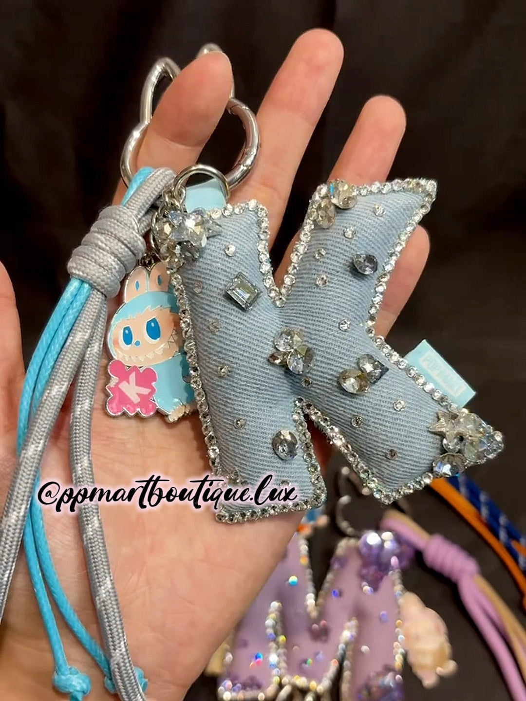 Bedazzling Service ♡ Bling Pin For Love Letter Pendants Swarovski Bedazzled