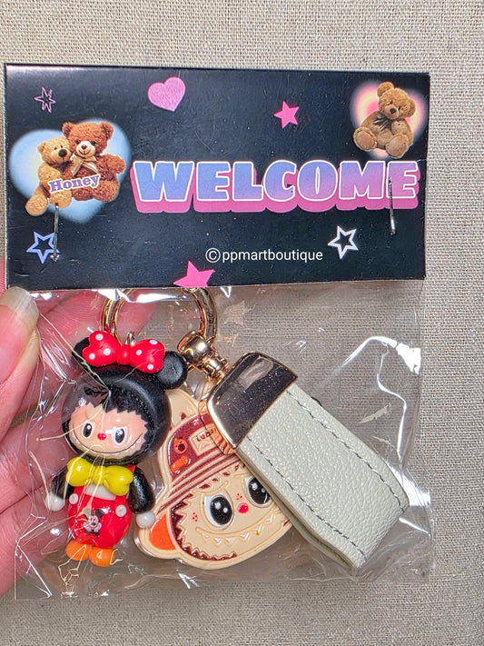 Kawaii clay Art Figure Keychain Mini Size