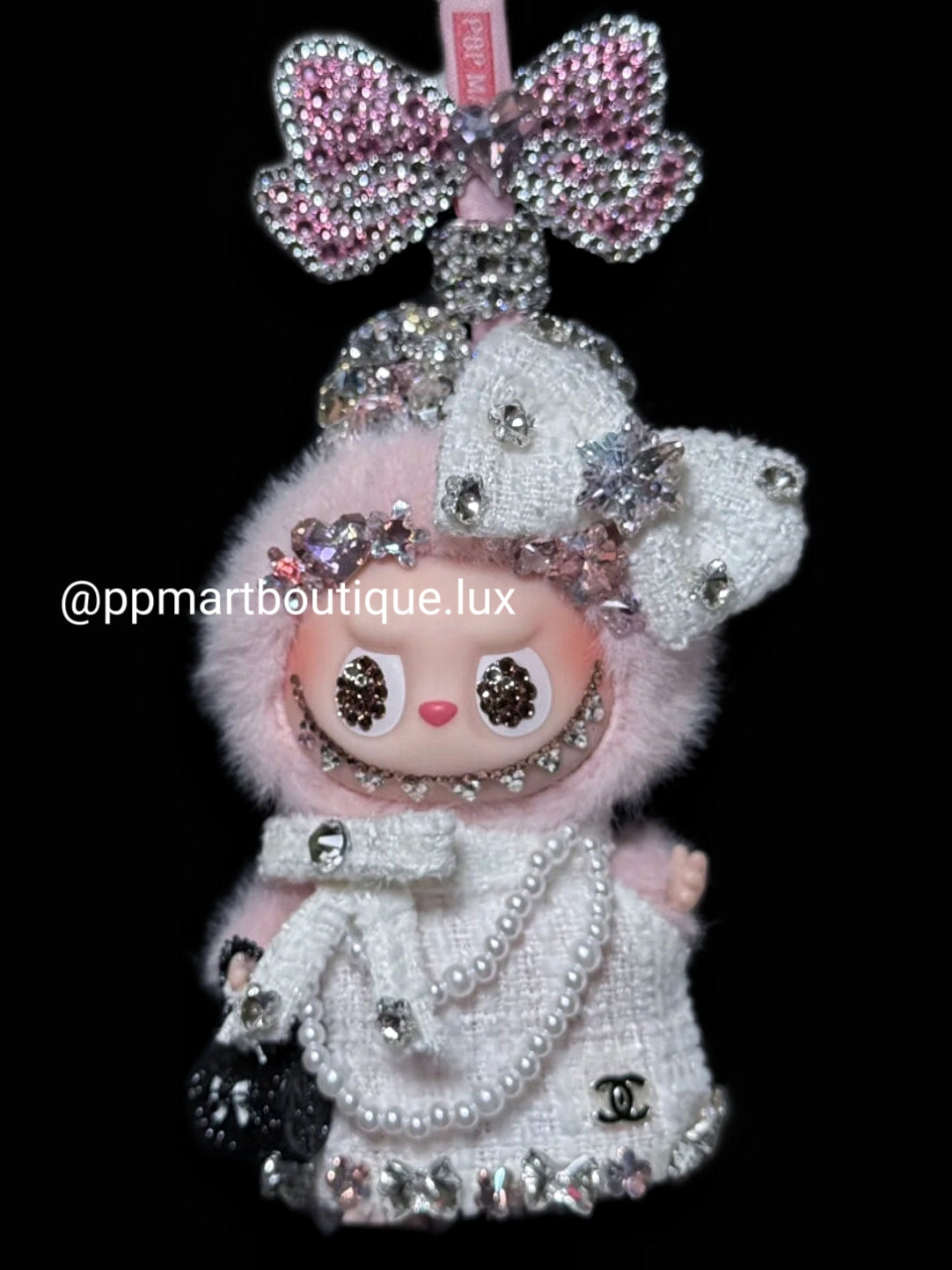 Bedazzling Service: Swarovski Crystals Letters MONSTERs PFL♡ Bling Rhinestone Customization💎