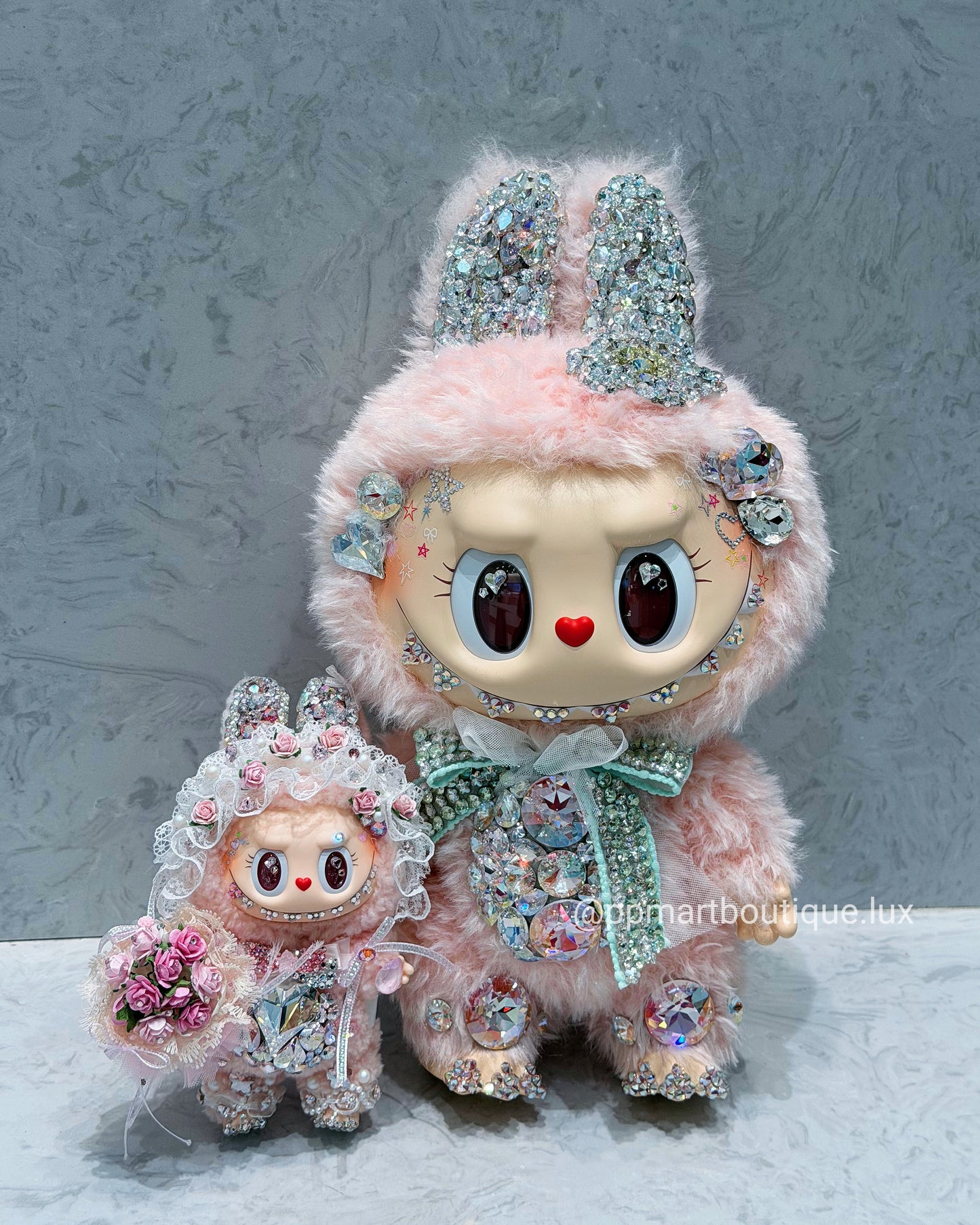 <LUXURY GIFT> Bedazzling Service ♡MOKOKO❣️Close To Sweet Vinly Plush 38cm