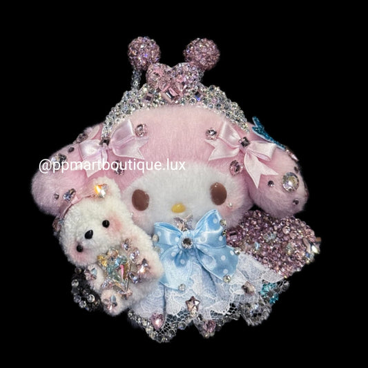 [💎🪽WINGS] Bedazzling Service ♡ A Bouquet of Pink Romance Plush Toy