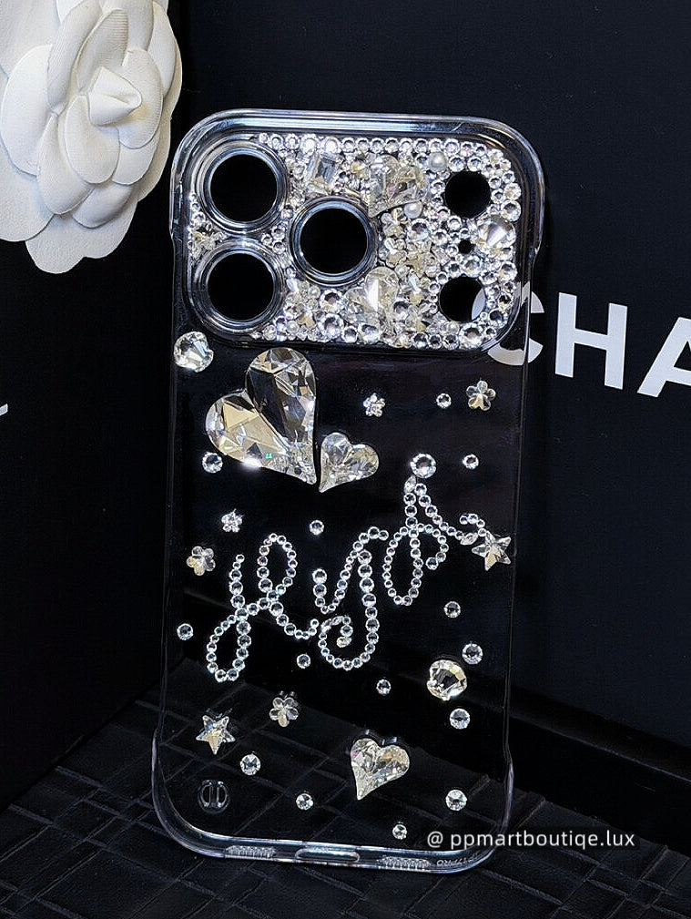Custom Swarovski® Crystal Phone Case NAME Design