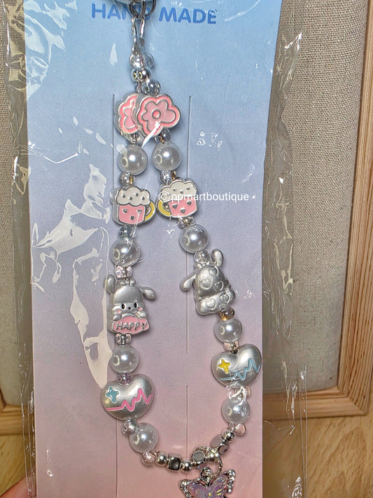 Beaded Keychains Phone Strap High Quality Beads