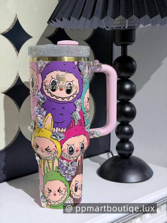 <Christmas Gifts> Bling Swarovski Crystals Custom Thermal Travel Cup