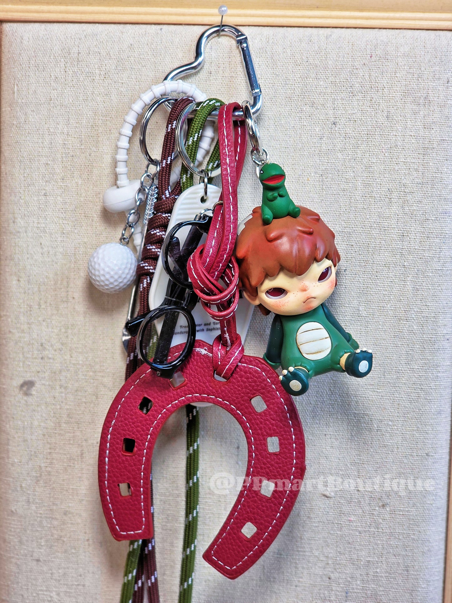 Authentic Figurine Handcrafted Bag Charm