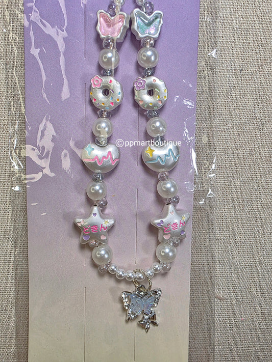Beaded Keychains Phone Strap High Quality Beads