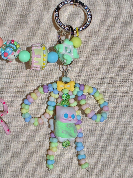 Fresh Mint Green Aesthetic Bag Charm